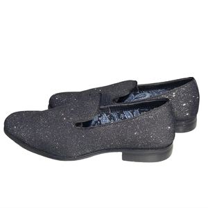 Couture 1910 Men's Charcoal Colored Slip On Dress Shoes Size 9.5M